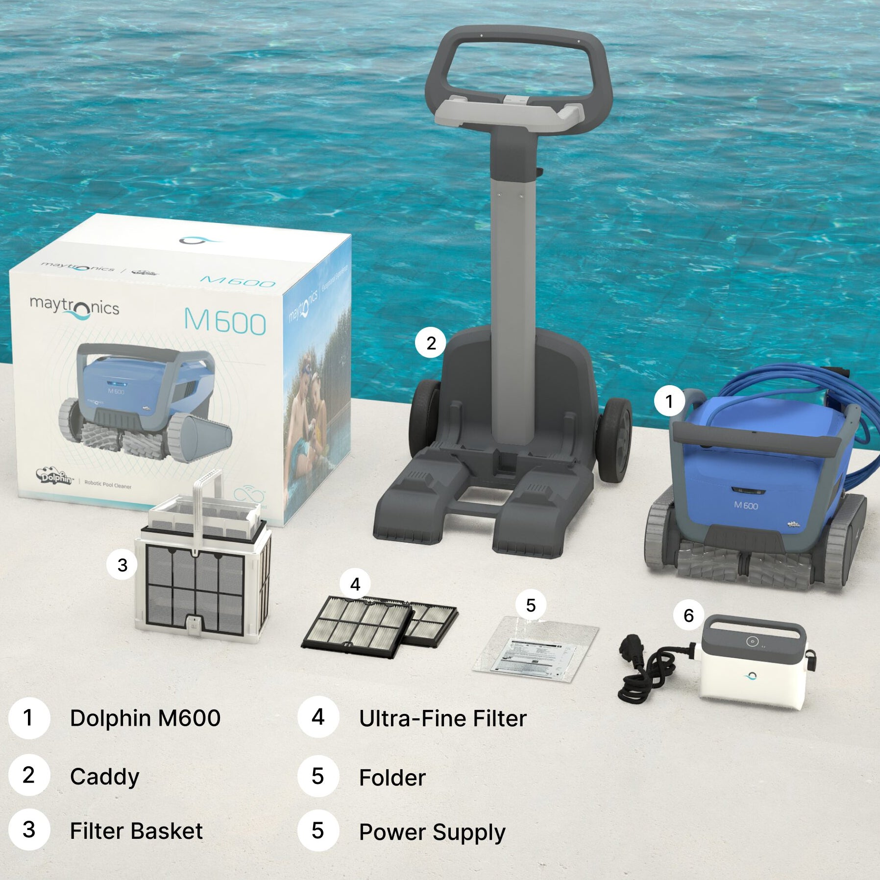 Dolphin M600 Pool Vacuum Cleaner