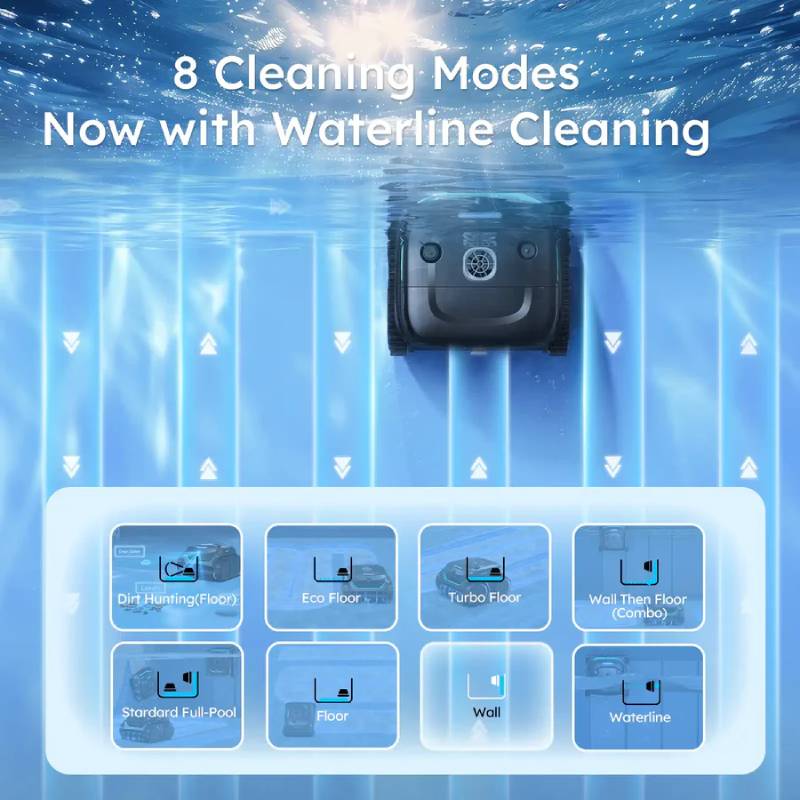 WYBOT Cordless Pool Vacuum E-TRON C2 VISION